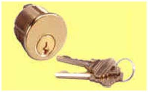 898 Brass Mortise Cylinder - NYLocksmith247.com